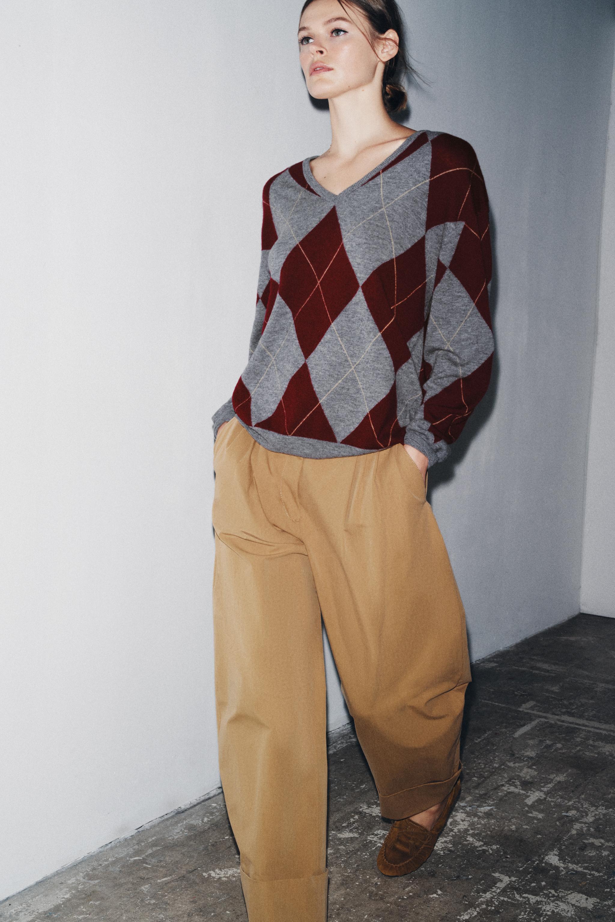 PLEATED CHINO PANTS ZW COLLECTION